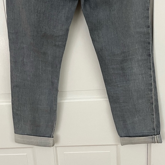 Current/Elliott The Fling Jean 24 Boyfriend Bleached Out Navy Casual Comfy Boho - Picture 8 of 14
